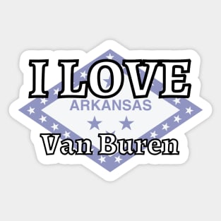 I LOVE Van Buren | Arkensas County Sticker